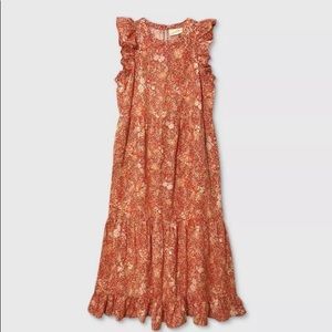 Universal Thread Floral Midi Dress, Sz Small
